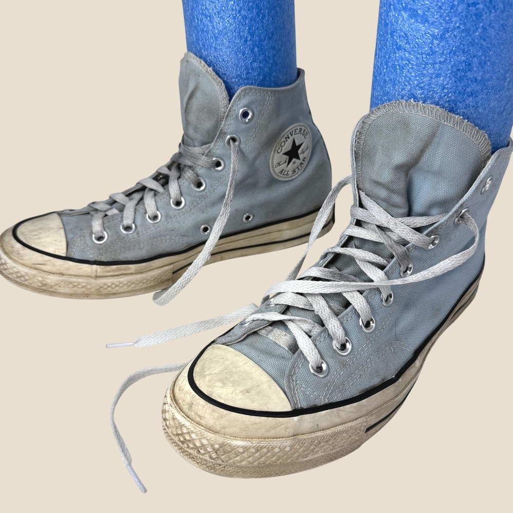 Converse Chuck 70 High Top Men 8 Light Blue A00459C Canvas Classic Retro Sneaker